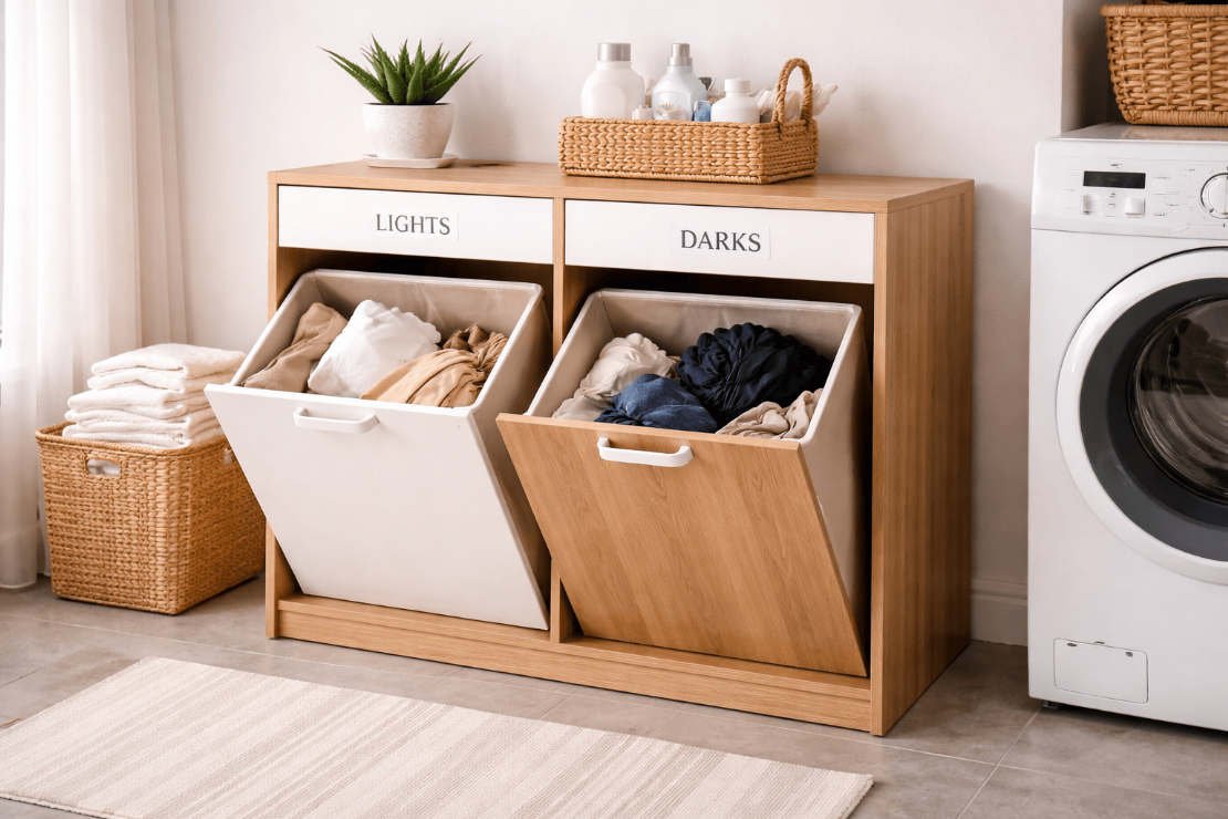 別再讓髒衣服堆滿家！汙衣櫃設計讓收納更整齊省事